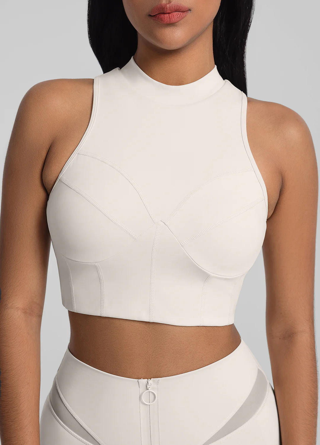 High-Neck Crop Top - Image 4
