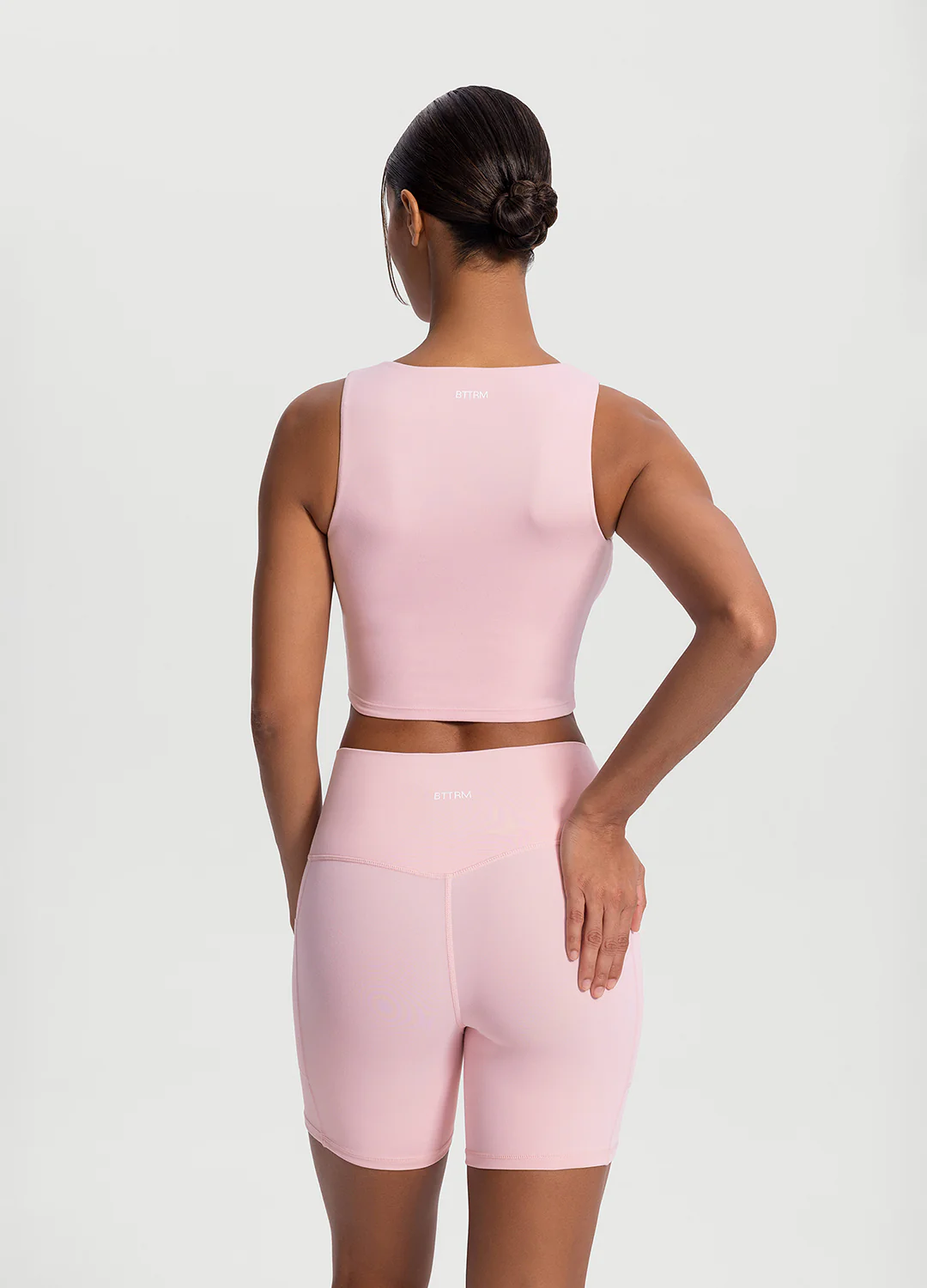 High Neck Cropped Tank Top - Image 3