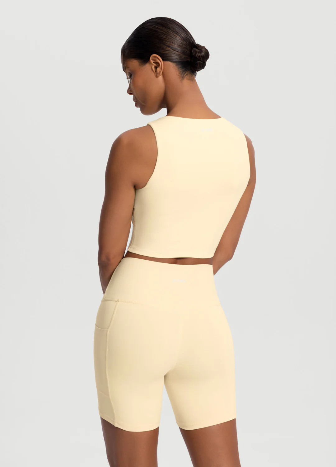 High Neck Cropped Tank Top - Image 3