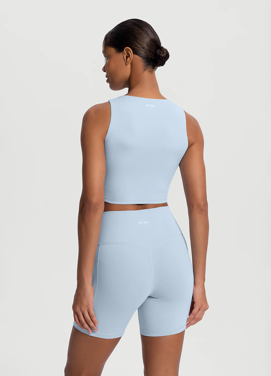 High Neck Cropped Tank Top - Image 3