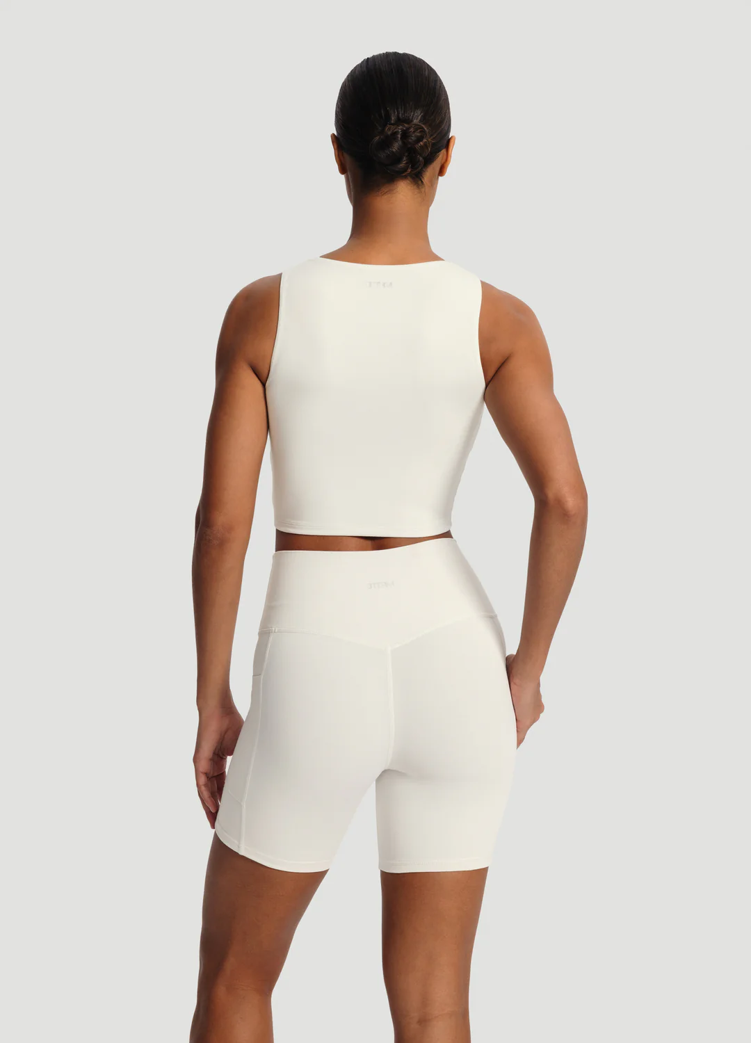 High Neck Cropped Tank Top - Image 3