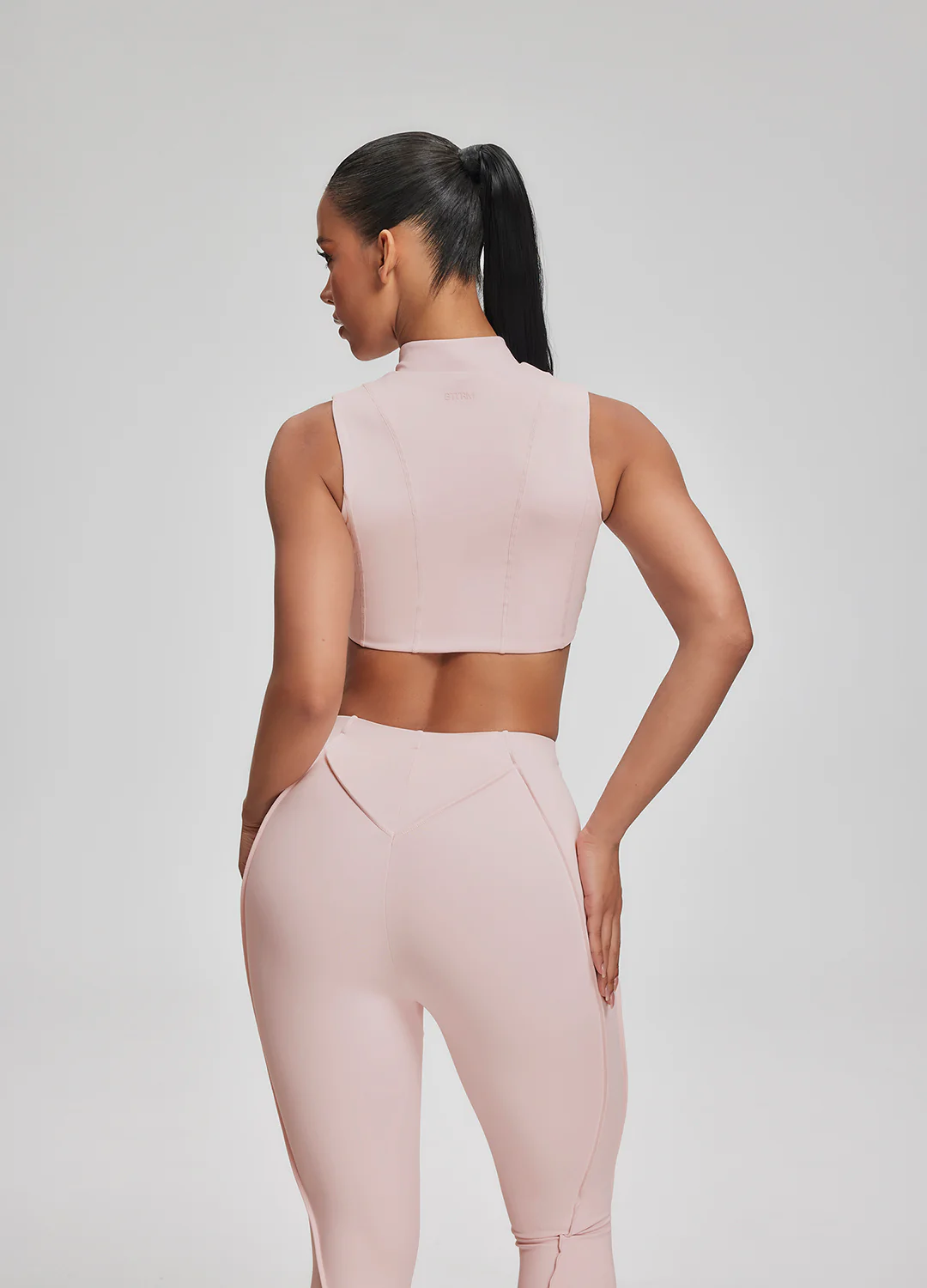High-Neck Zip-Up Top - Image 3