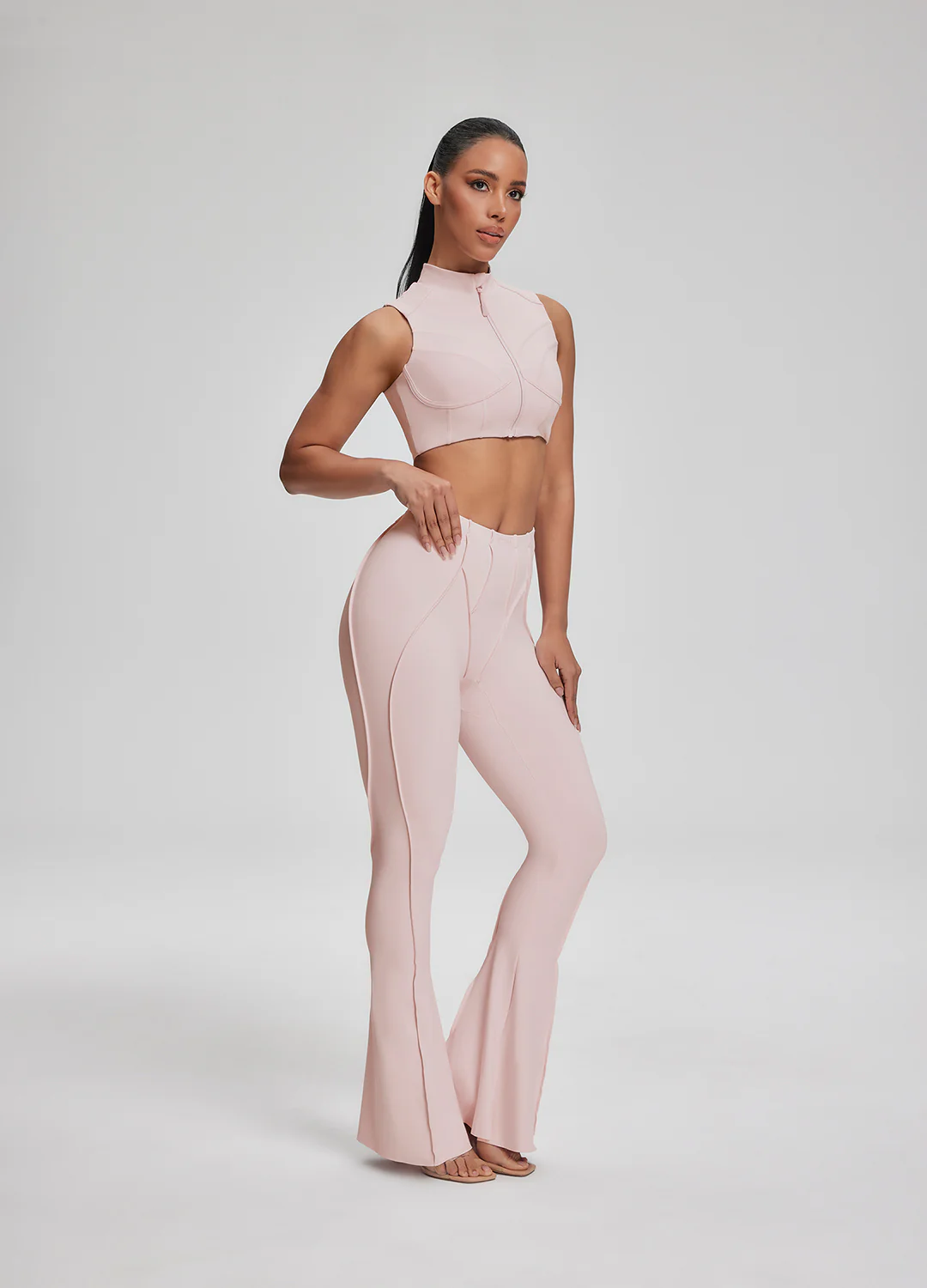 High-Neck Zip-Up Top - Image 4