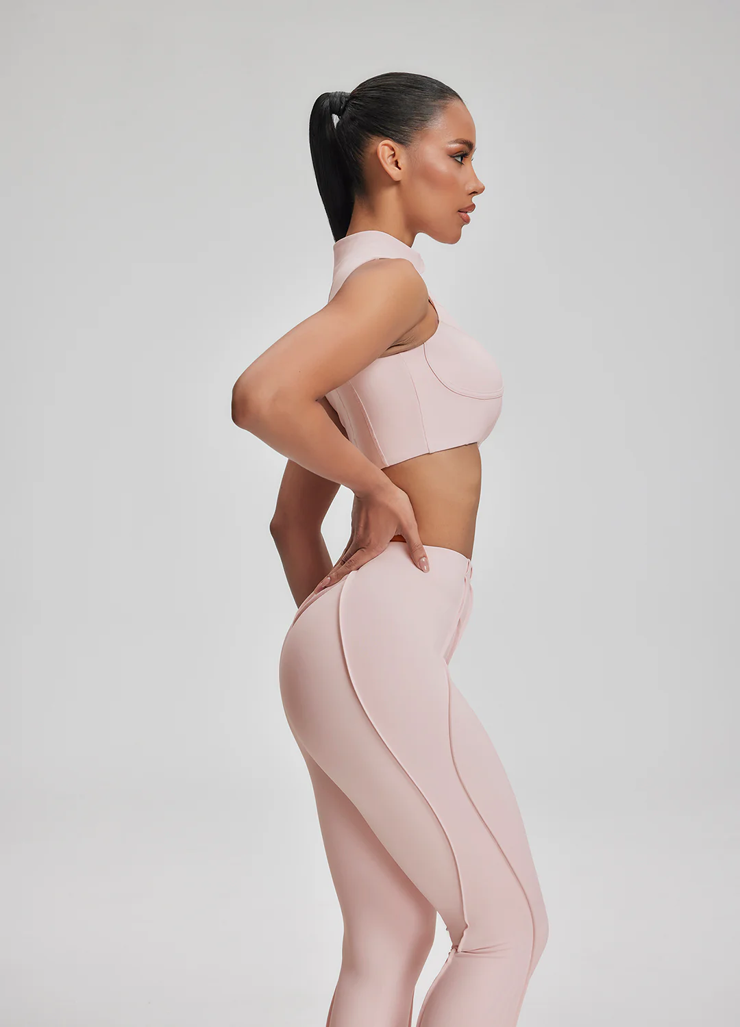 High-Neck Zip-Up Top - Image 6