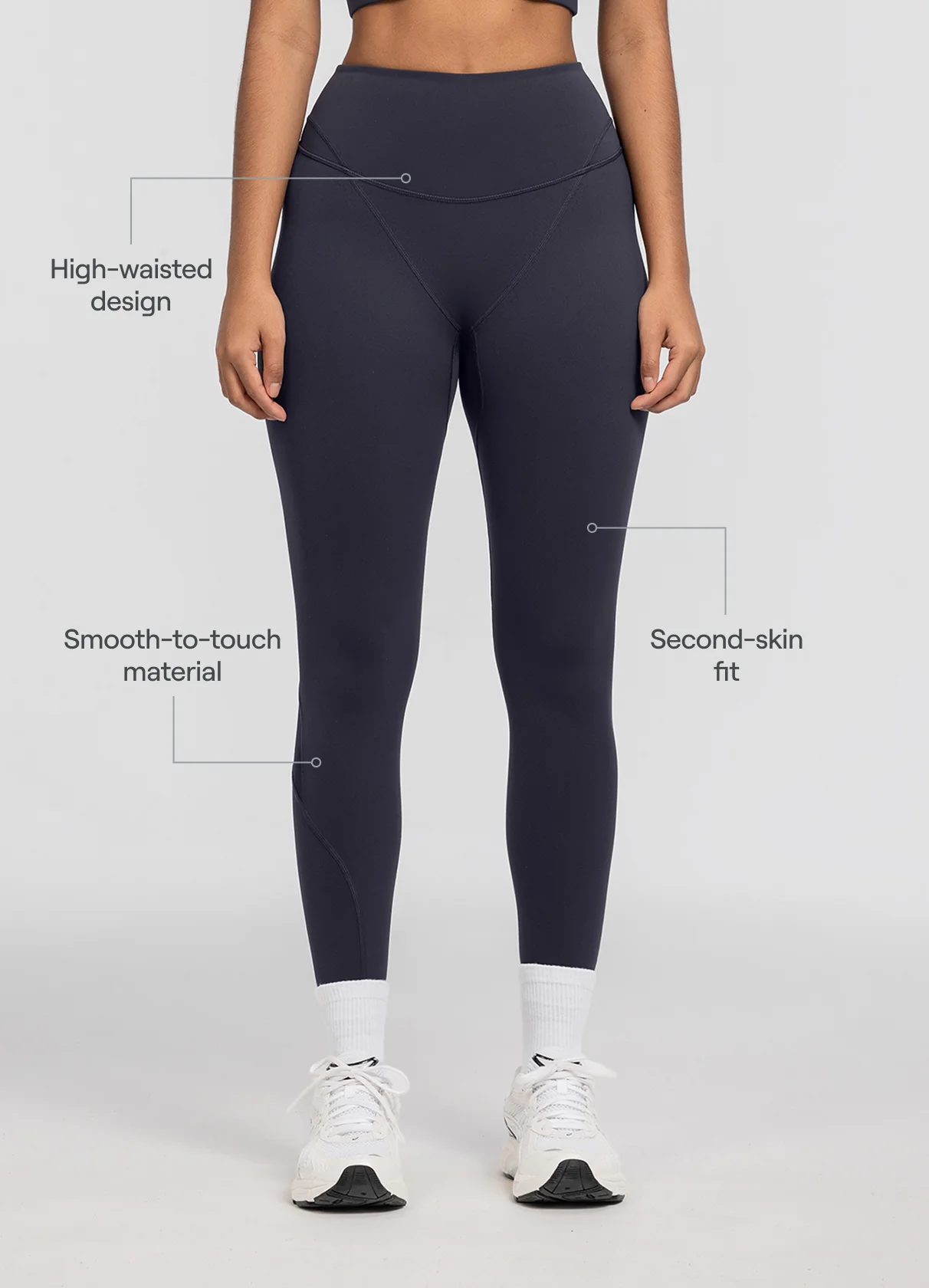 High-Waisted Stretch Performance Leggings - Image 2