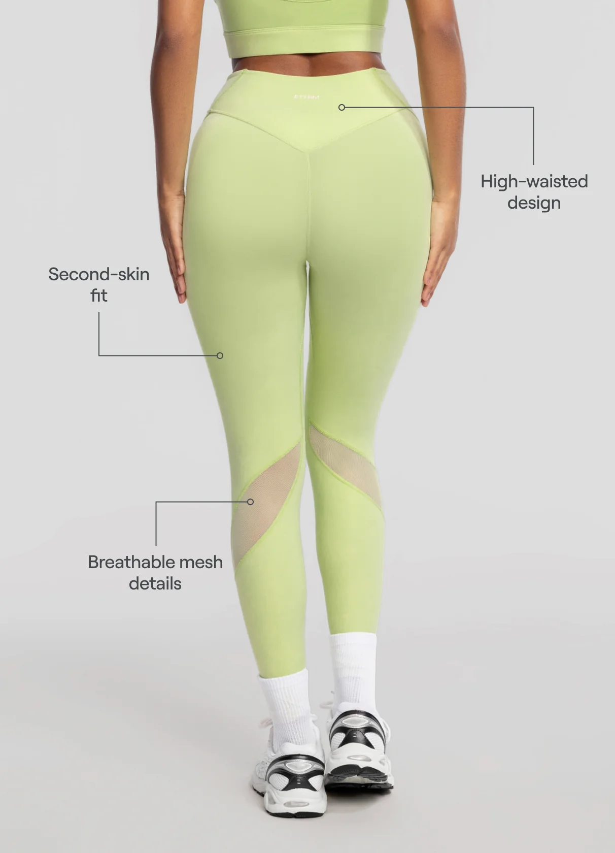High-Waisted Stretch Performance Leggings - Image 2