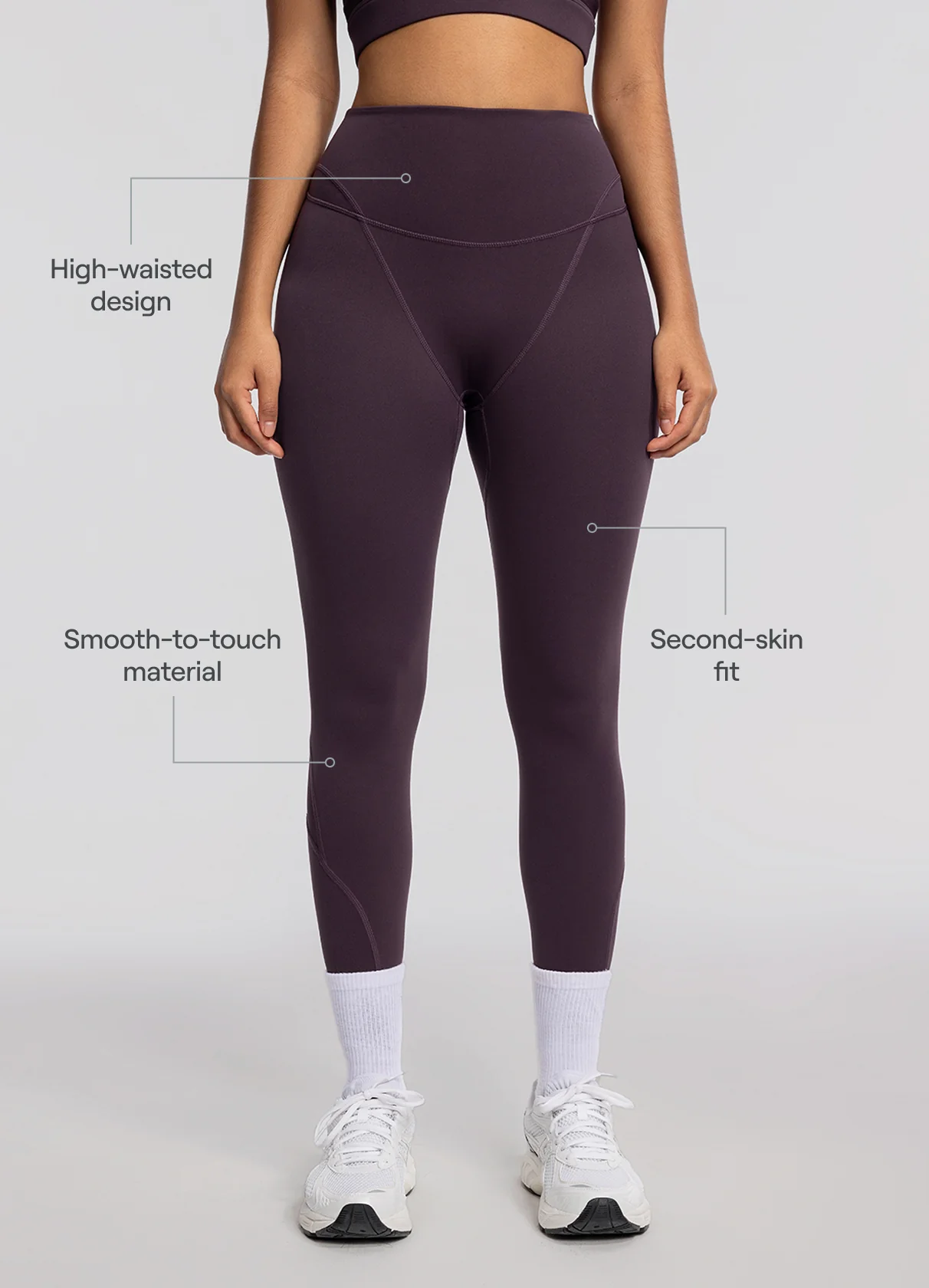 High-Waisted Stretch Performance Leggings - Image 2
