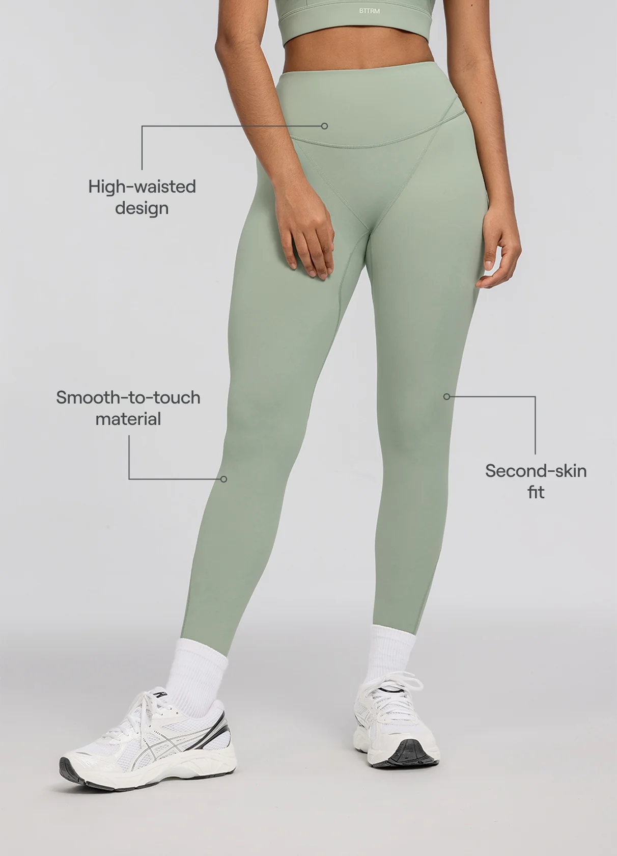 High-Waisted Stretch Performance Leggings - Image 2