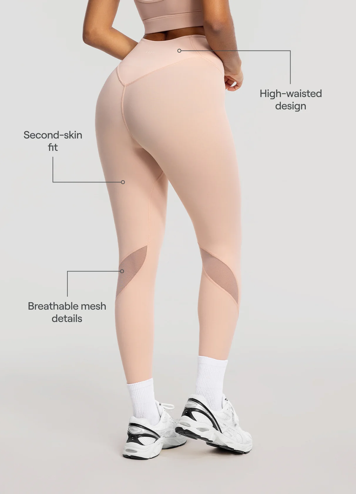 High-Waisted Stretch Performance Leggings - Image 2