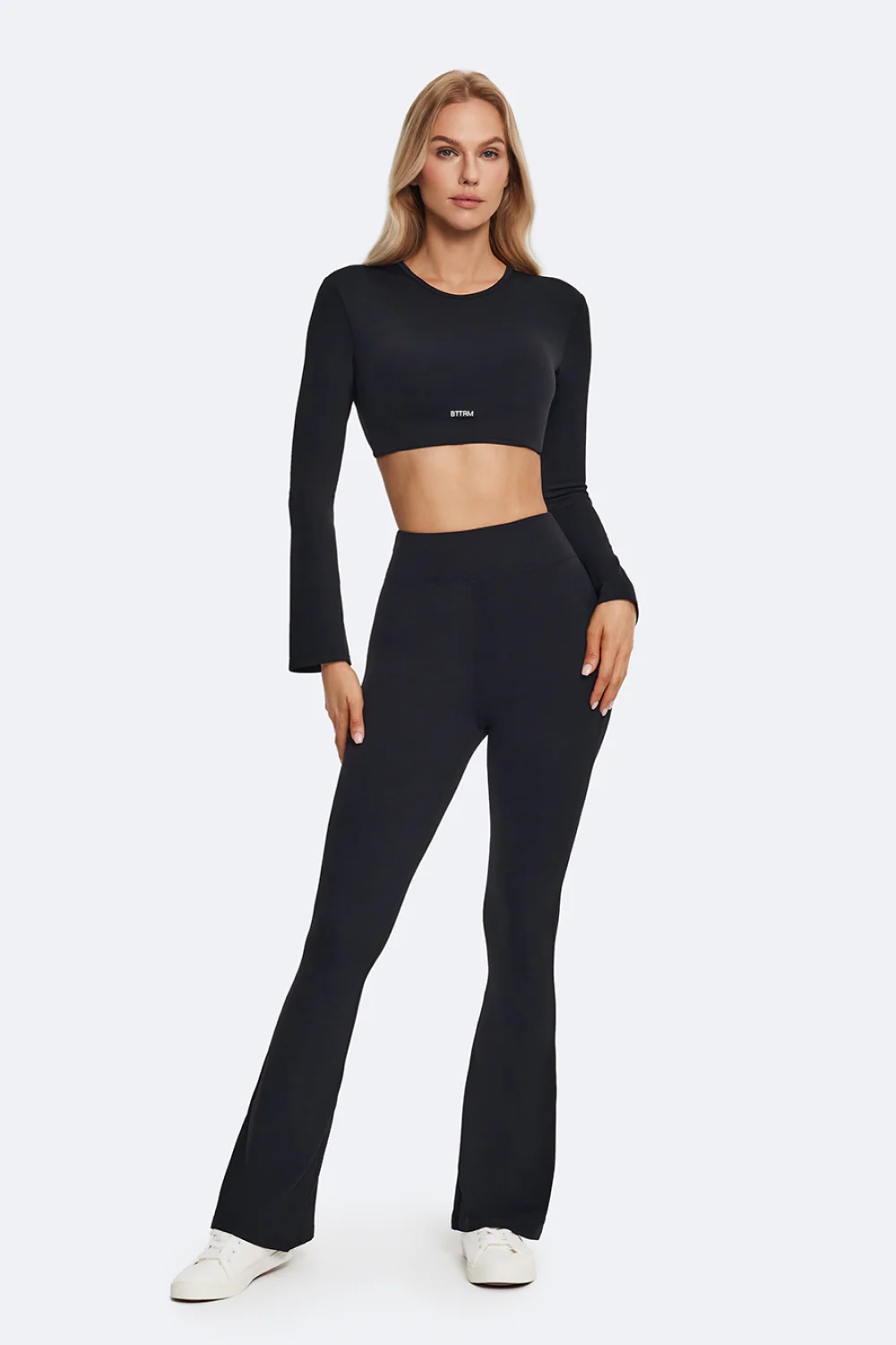 High-Waisted Flared Leggings - Image 2
