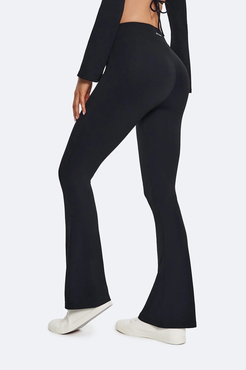 High-Waisted Flared Leggings - Image 4
