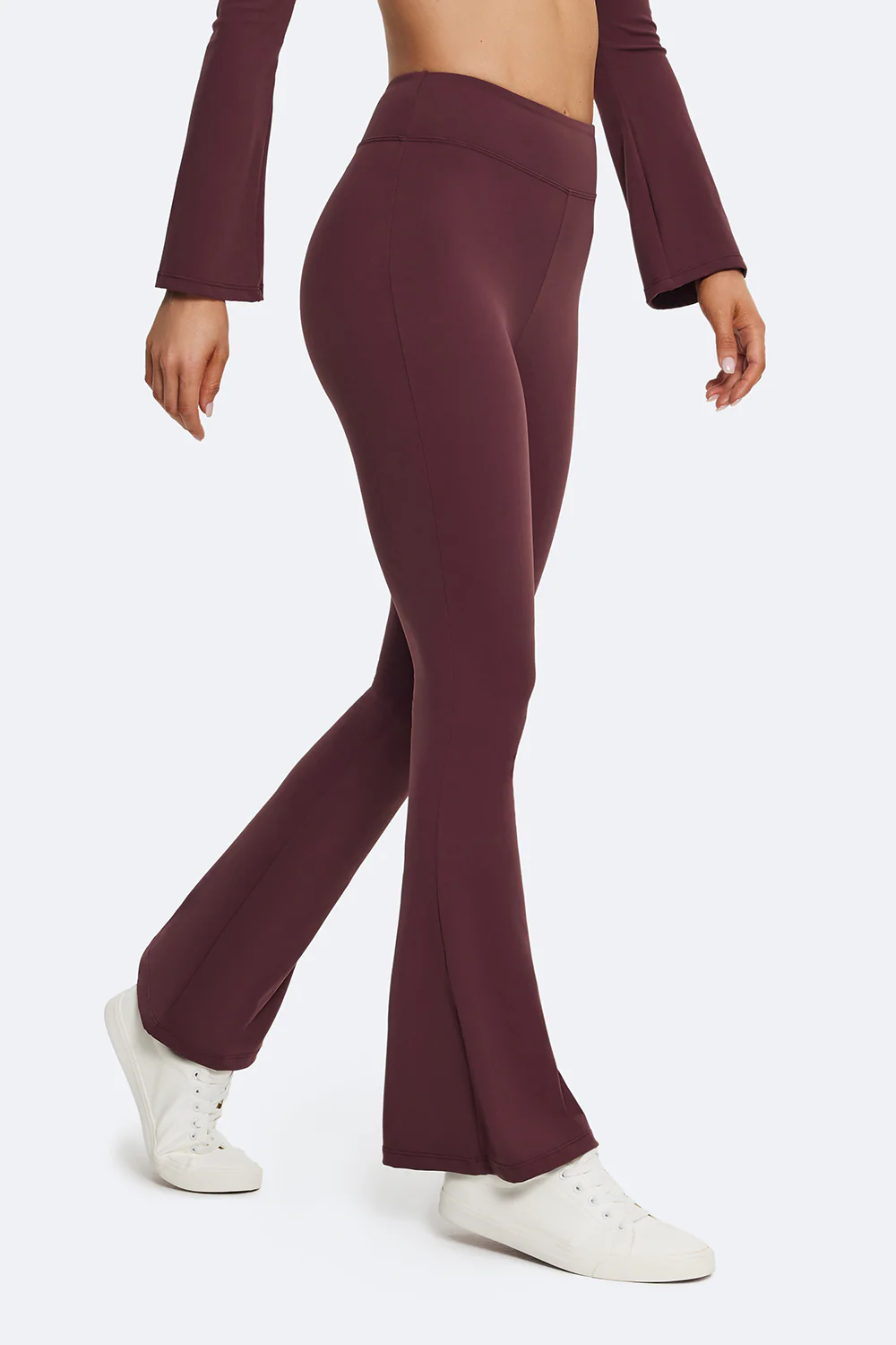 High-Waisted Flared Leggings - Image 3