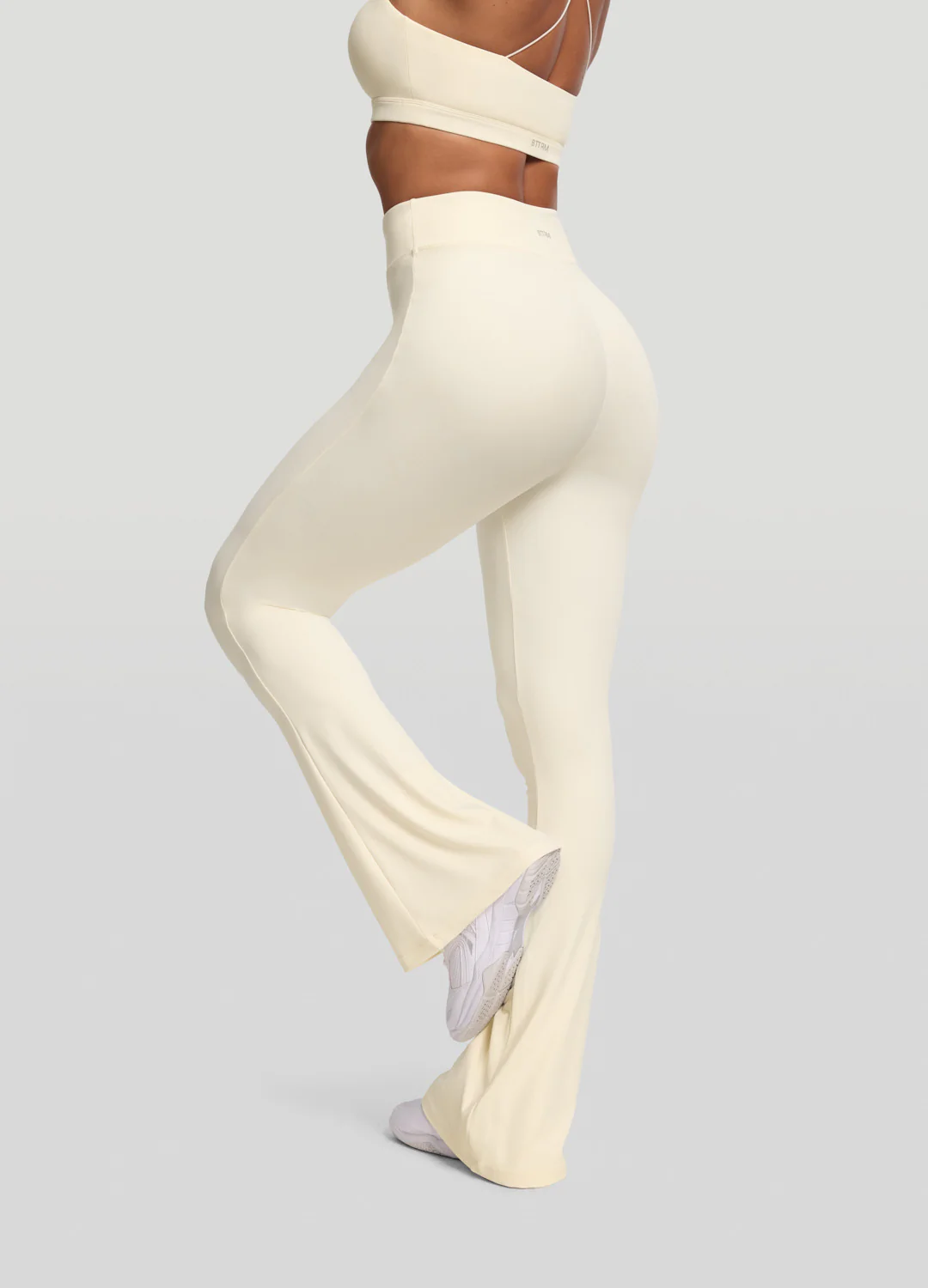 High-Waisted Flared Leggings - Image 2