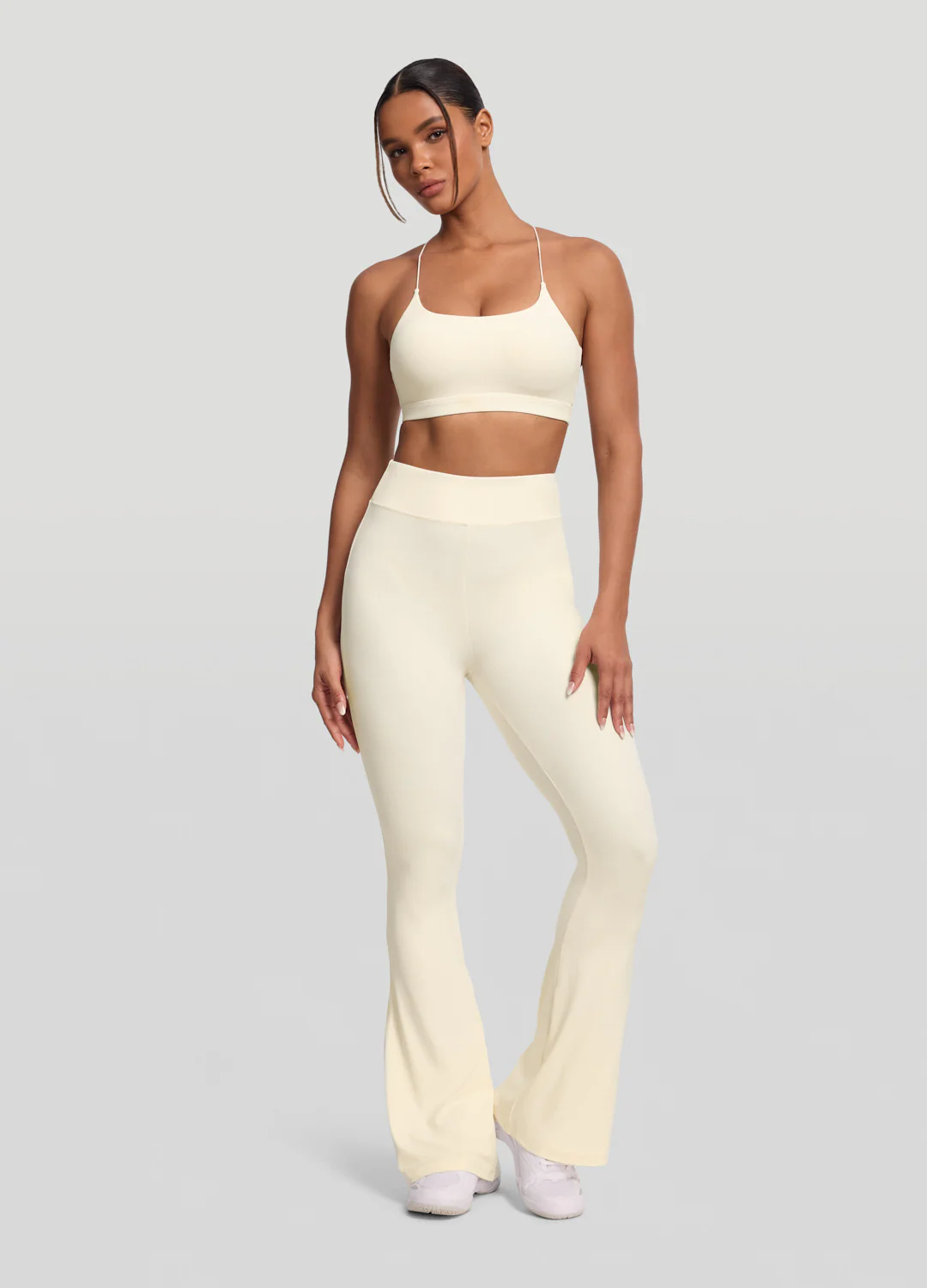 High-Waisted Flared Leggings - Image 3