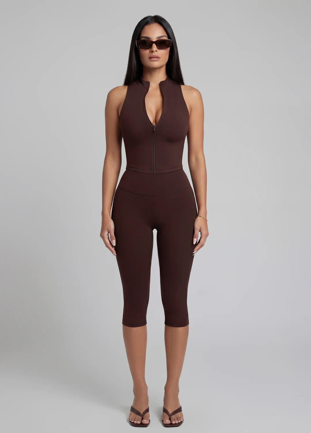 High-Waisted Sculpt Capri Leggings - Image 2