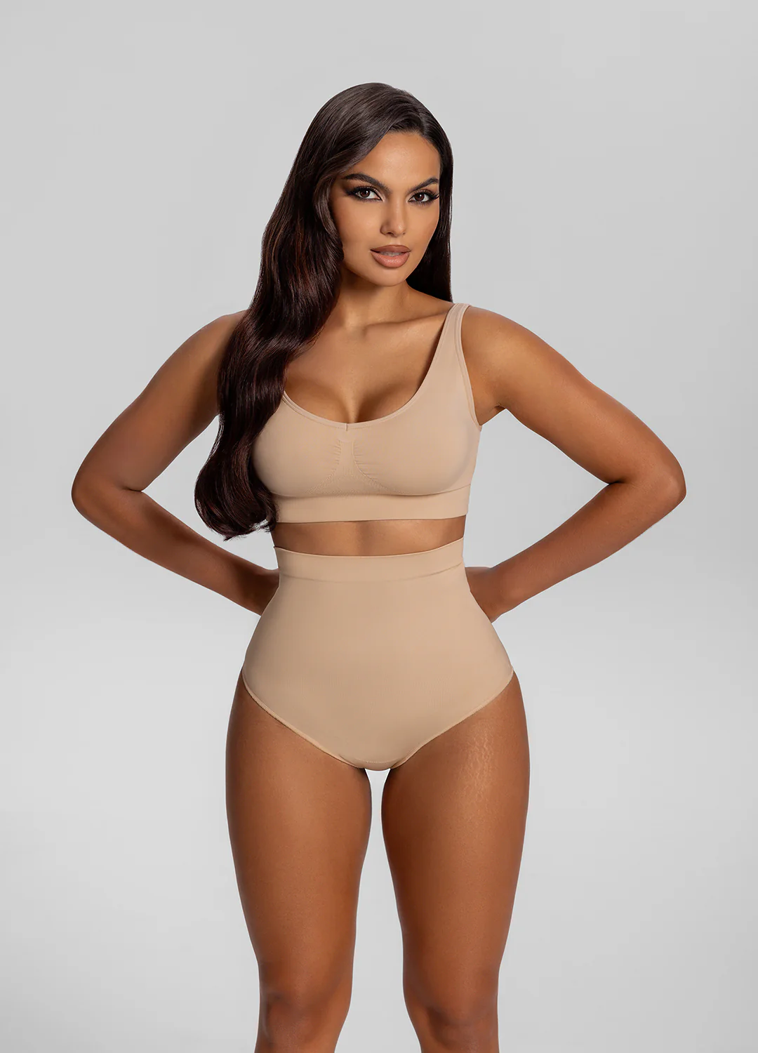 Seamless High-Waisted Tummy-Control Butt-Lifting Sculpting Briefs - Image 2