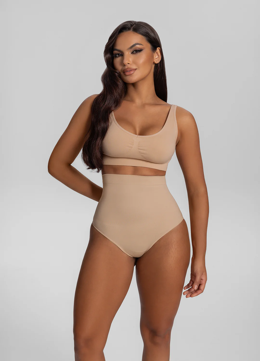 Seamless High-Waisted Tummy-Control Butt-Lifting Sculpting Briefs - Image 6