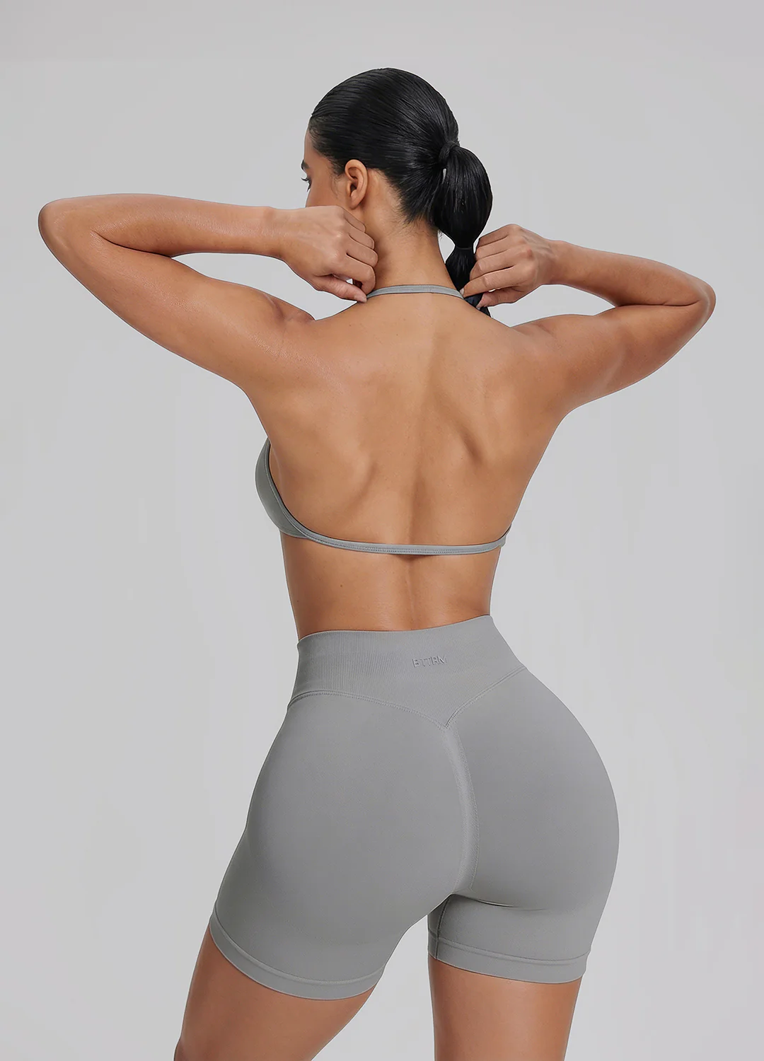 Ultrasculpt High Waisted Butt Lifting Tummy Control Shaping Training Shorts 4.5" - Image 3