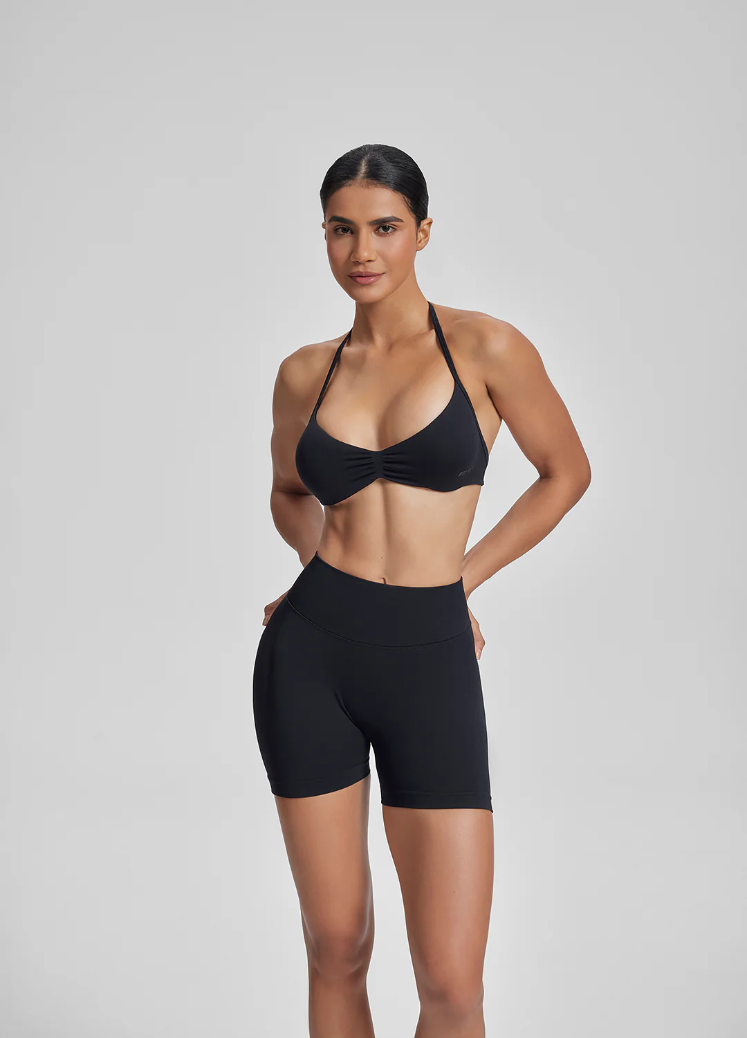 Ultrasculpt High Waisted Butt Lifting Tummy Control Shaping Training Shorts 4.5" - Image 5