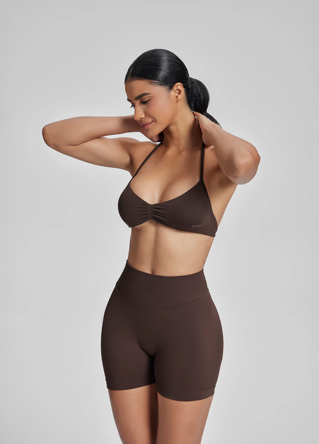 Ultrasculpt High Waisted Butt Lifting Tummy Control Shaping Training Shorts 4.5"