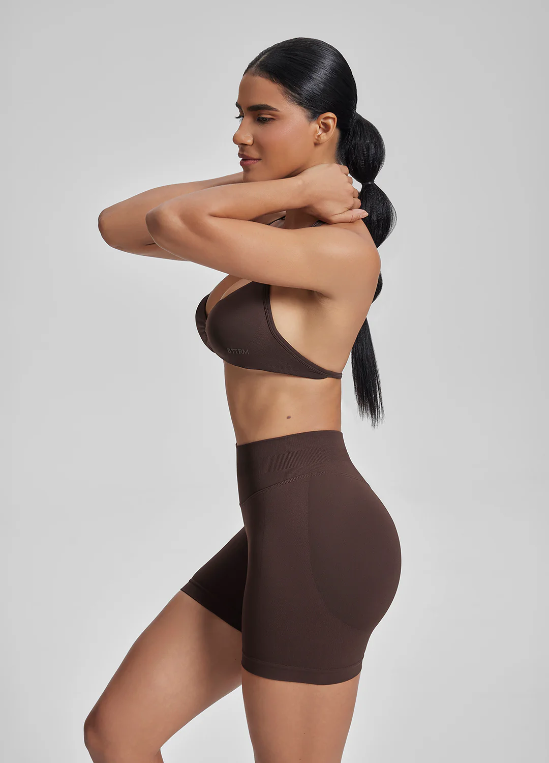 Ultrasculpt High Waisted Butt Lifting Tummy Control Shaping Training Shorts 4.5" - Image 2