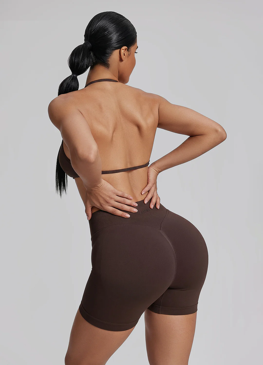 Ultrasculpt High Waisted Butt Lifting Tummy Control Shaping Training Shorts 4.5" - Image 3