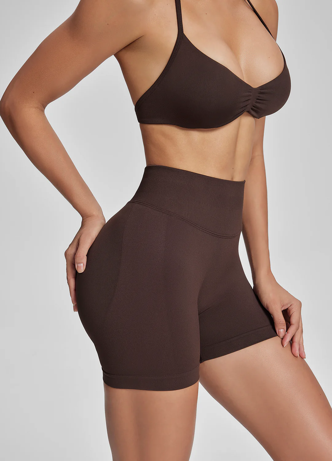 Ultrasculpt High Waisted Butt Lifting Tummy Control Shaping Training Shorts 4.5" - Image 4