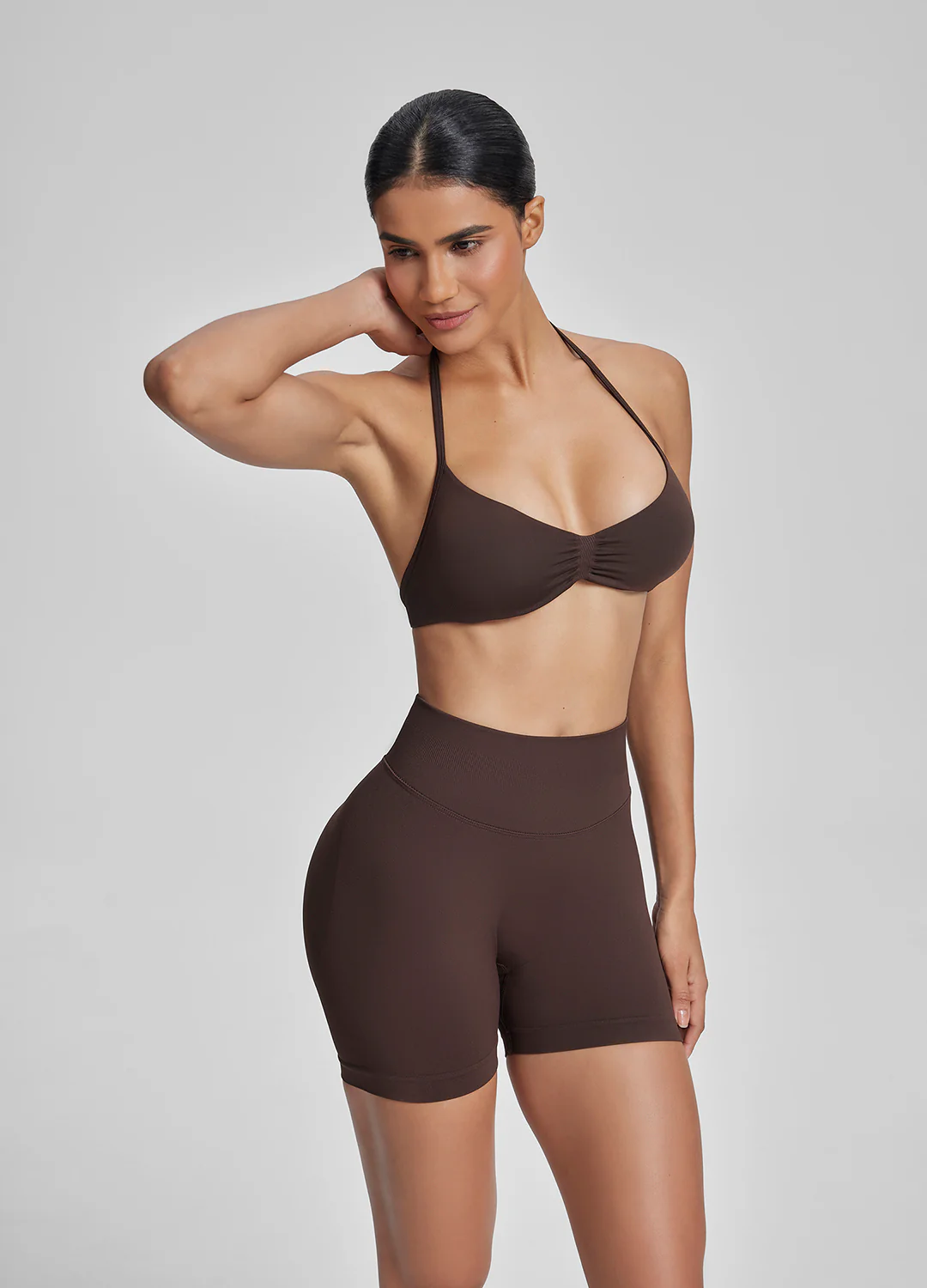 Ultrasculpt High Waisted Butt Lifting Tummy Control Shaping Training Shorts 4.5" - Image 6
