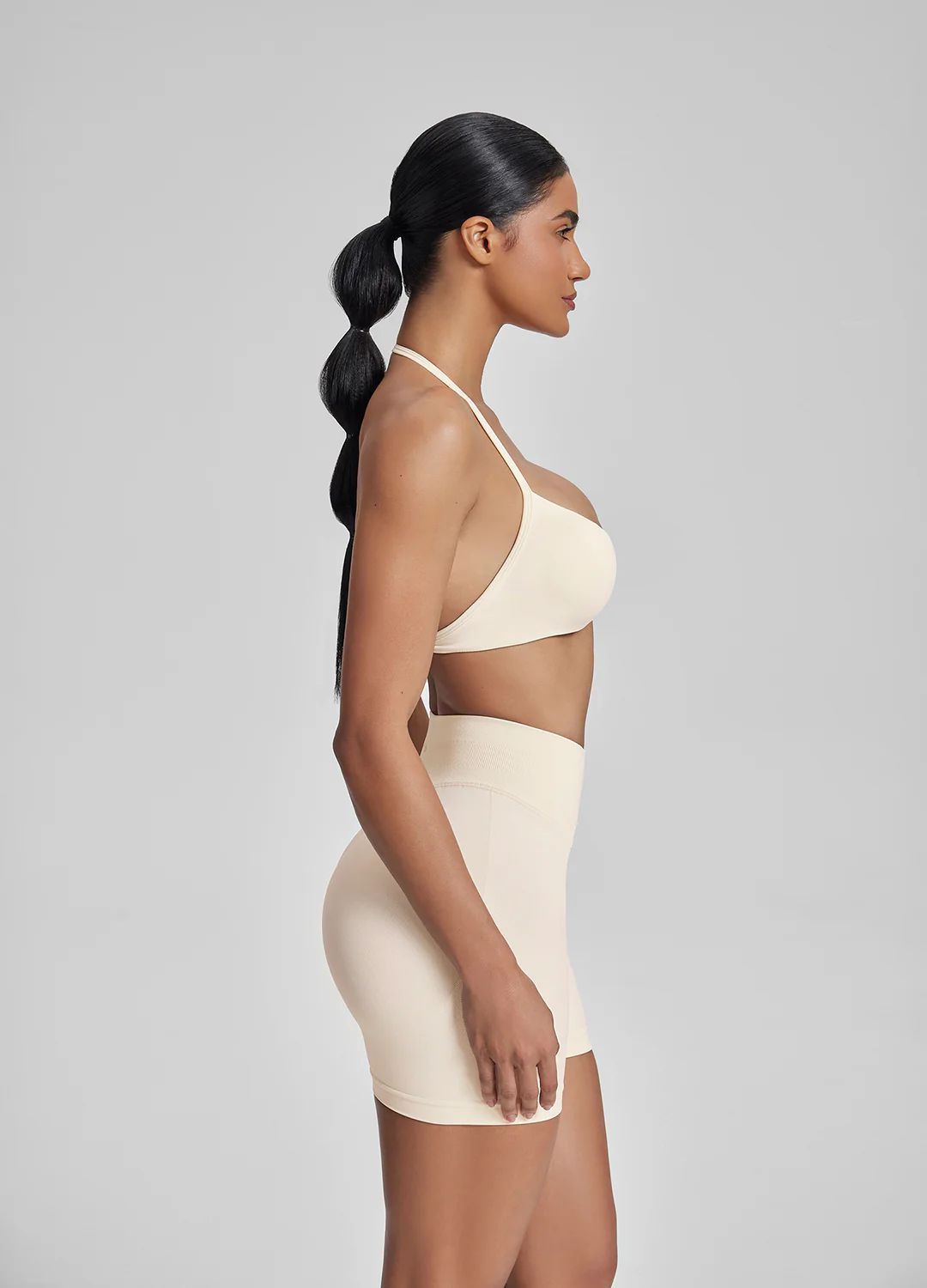 Ultrasculpt High Waisted Butt Lifting Tummy Control Shaping Training Shorts 4.5" - Image 2