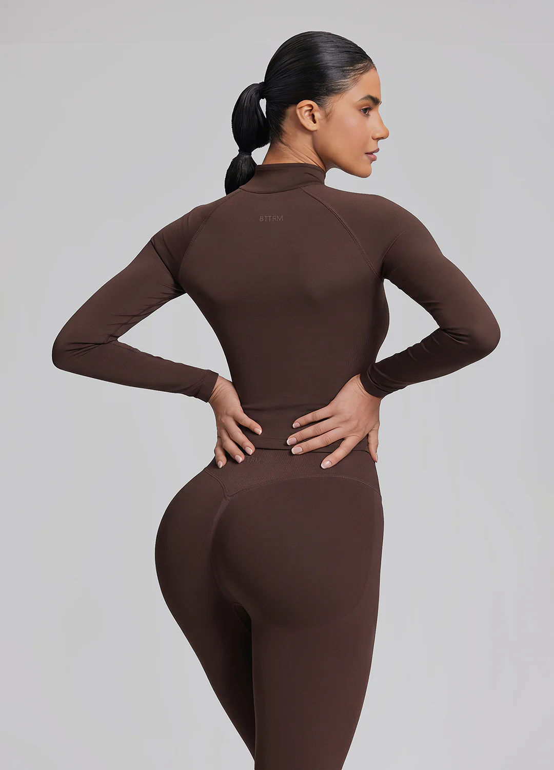 Ultrasculpt Longline Full Zipper Seamless Breathable Warm Jacket - Image 3