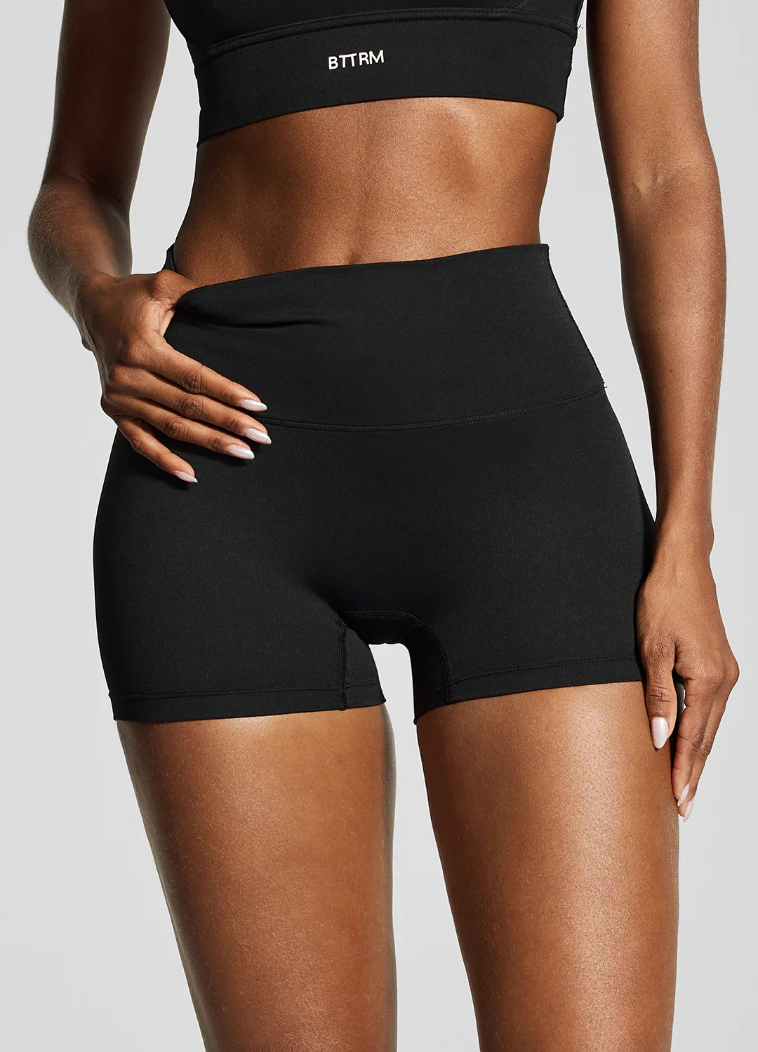 High-Waisted Micro Shorts