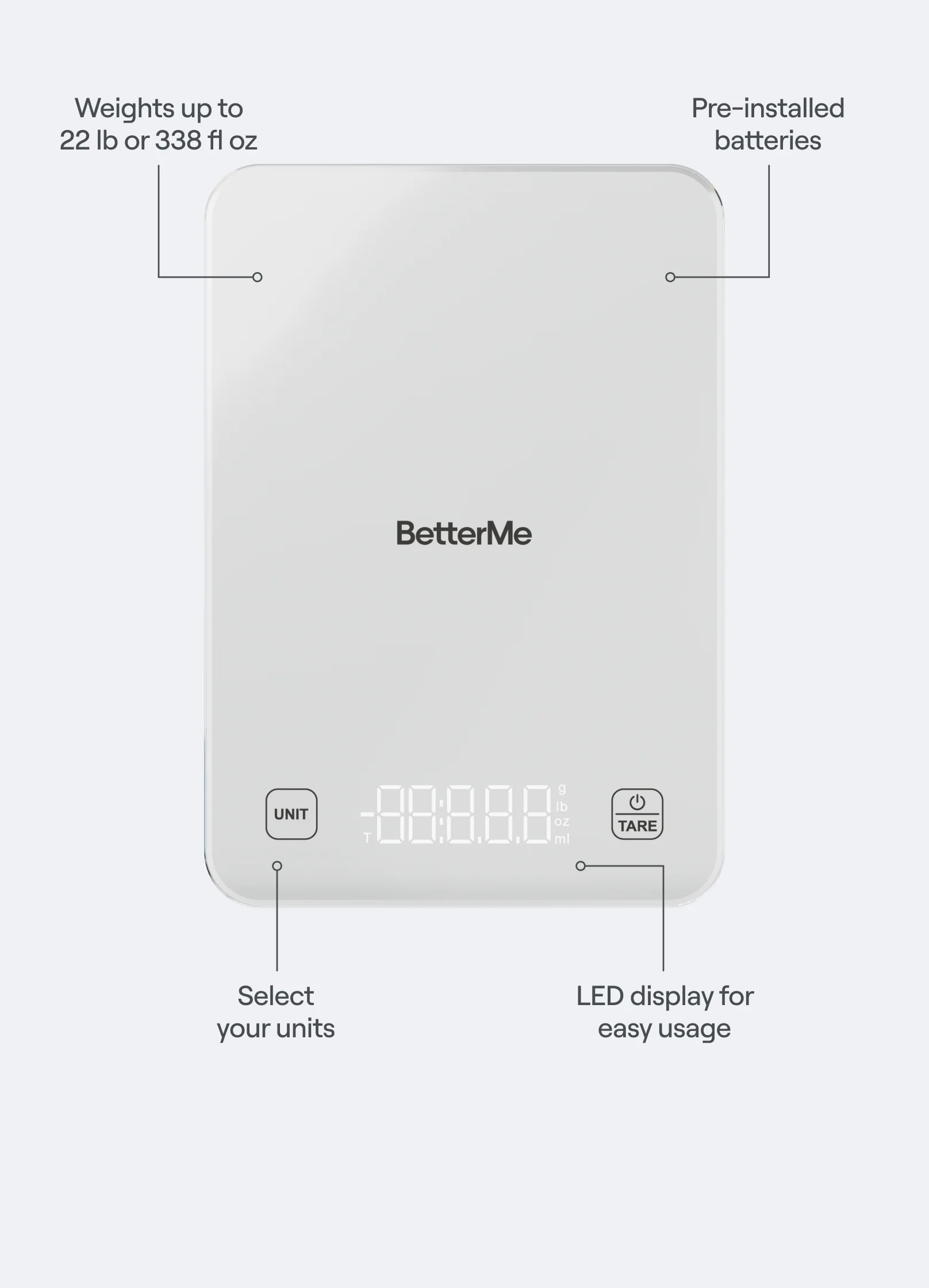 BetterMe Kitchen Scale - Image 2