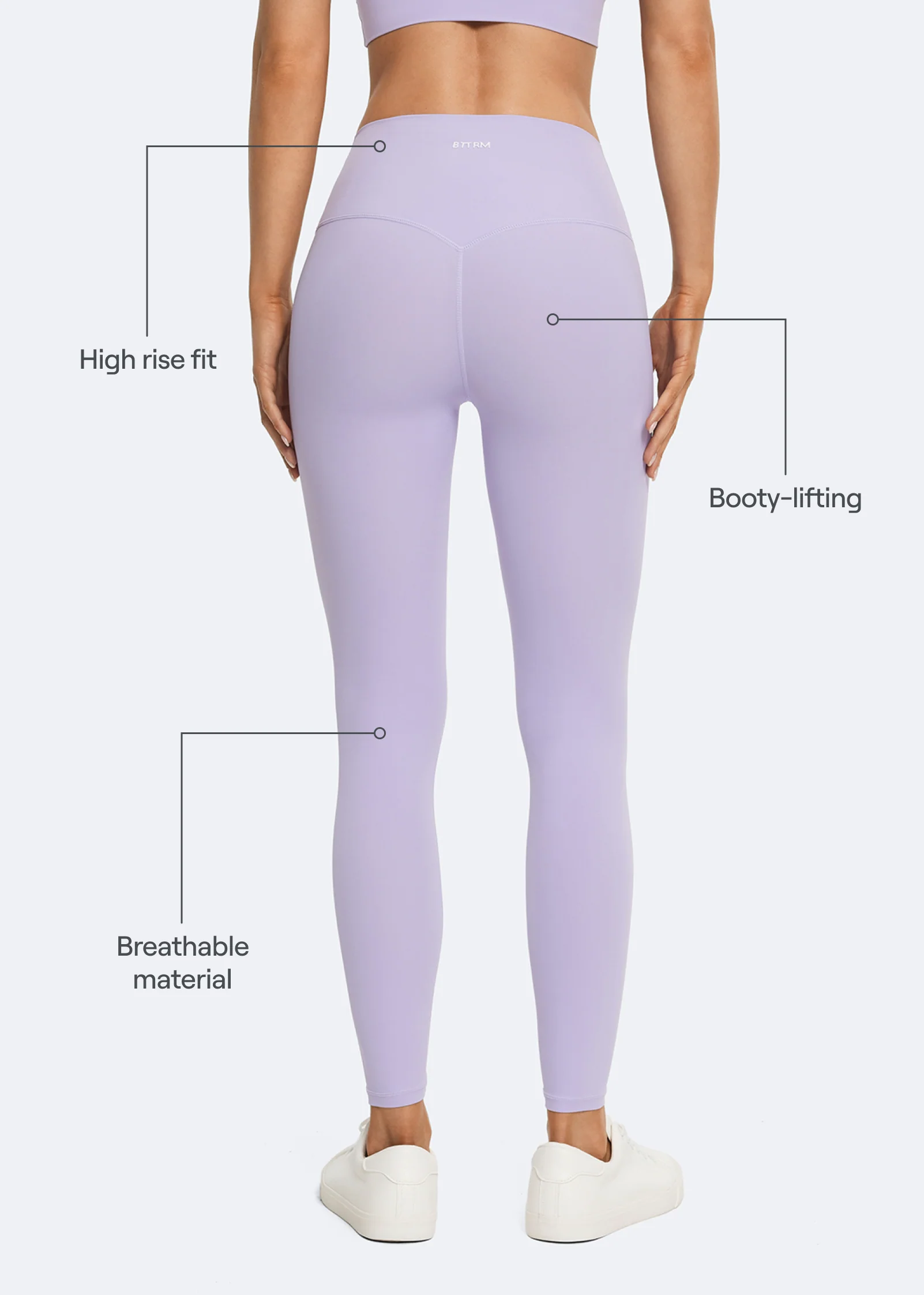 High-Waisted ⅞ Leggings - Image 3