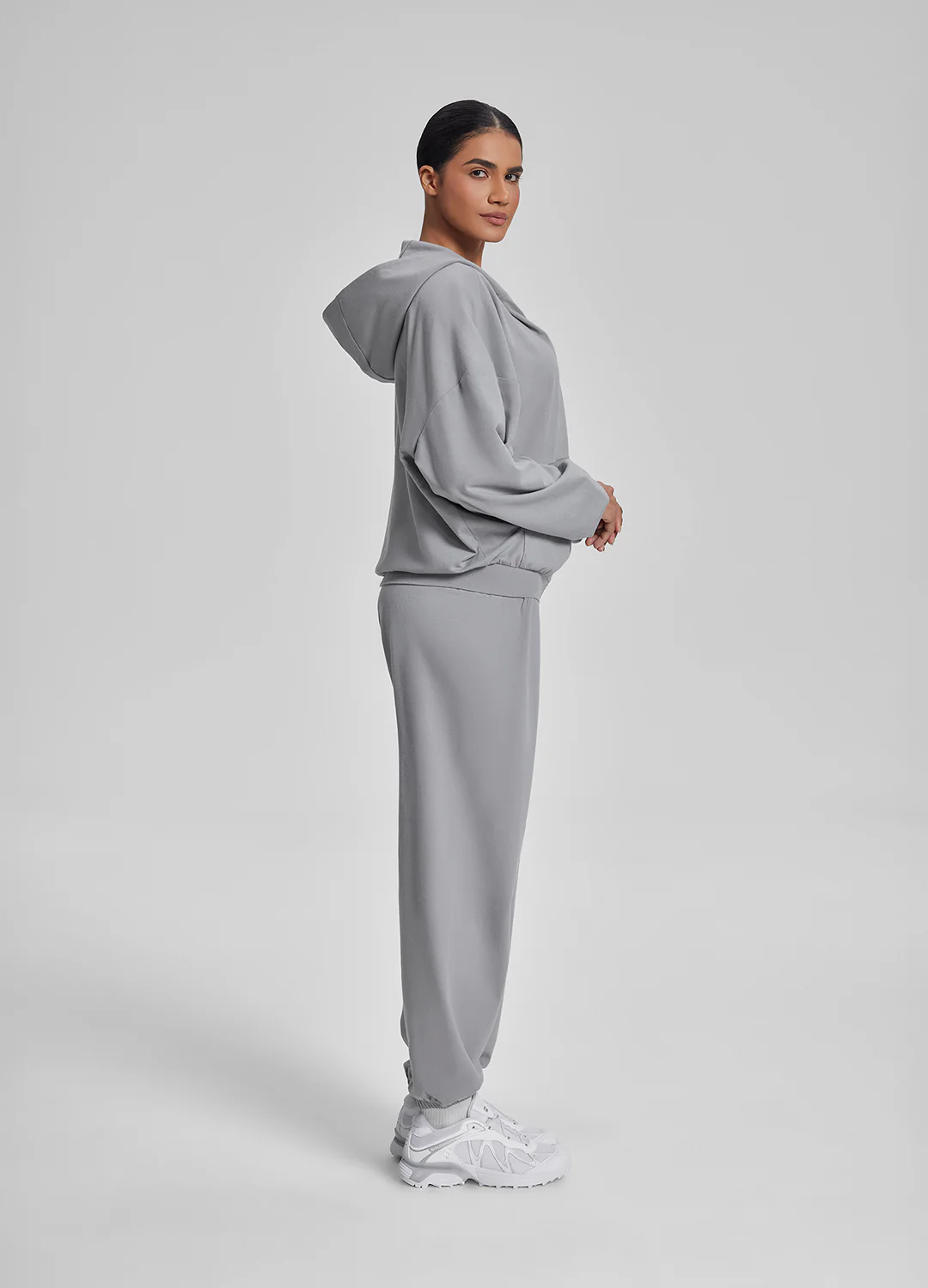 Slouchy Roomy Stretchy Waistband Cozy Joggers - Image 2