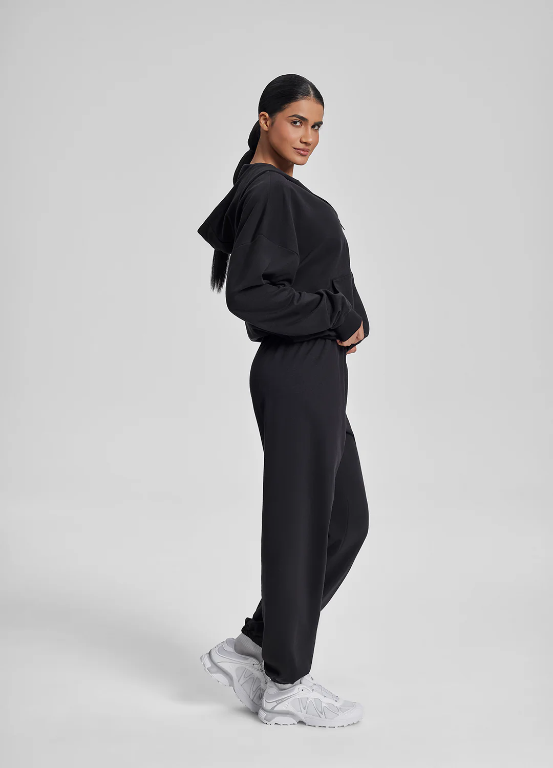 Slouchy Roomy Stretchy Waistband Cozy Joggers - Image 2