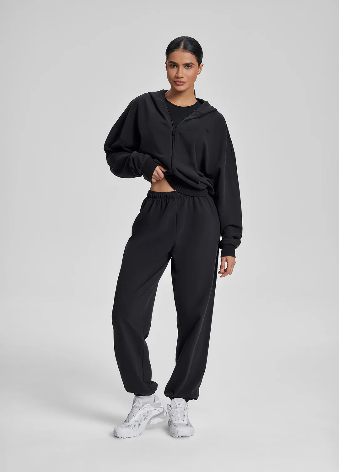 Slouchy Roomy Stretchy Waistband Cozy Joggers - Image 6