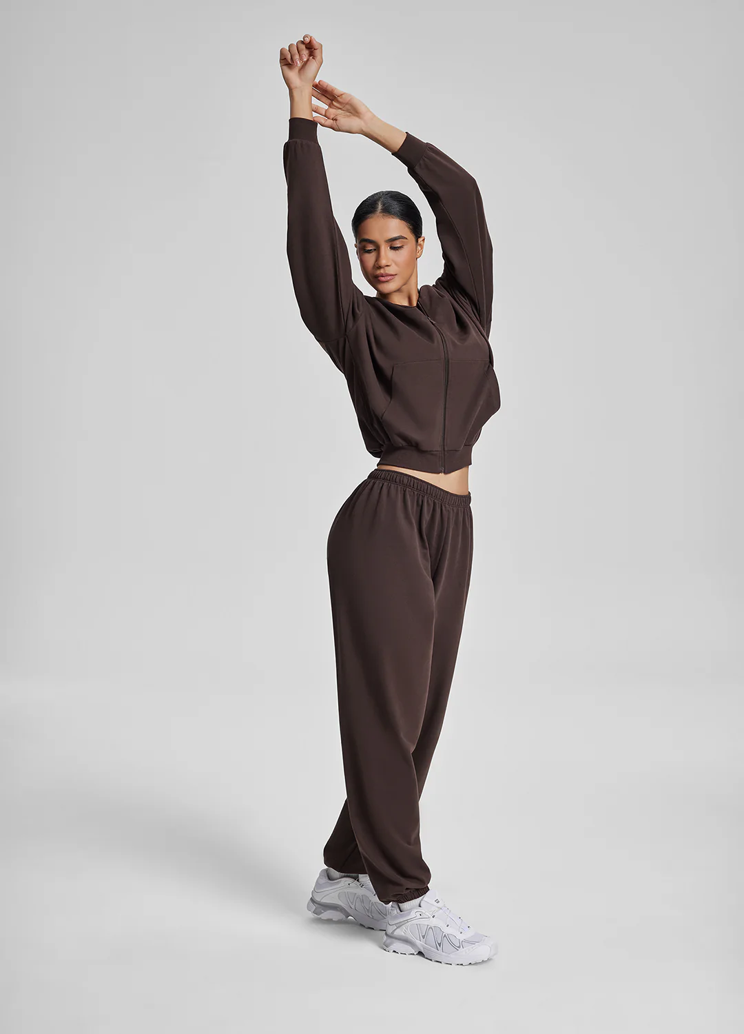 Slouchy Roomy Stretchy Waistband Cozy Joggers - Image 6