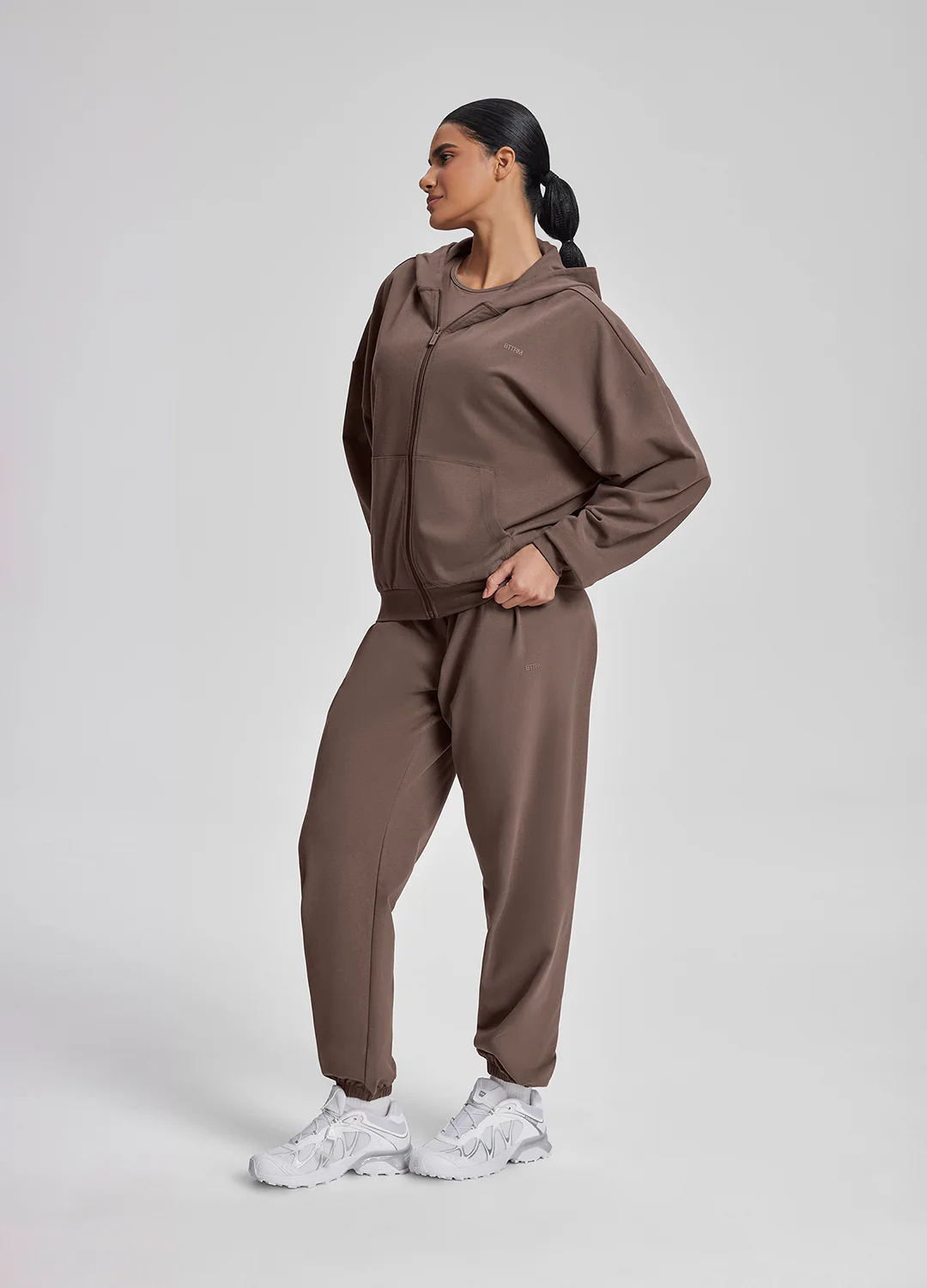 Slouchy Roomy Stretchy Waistband Cozy Joggers - Image 6