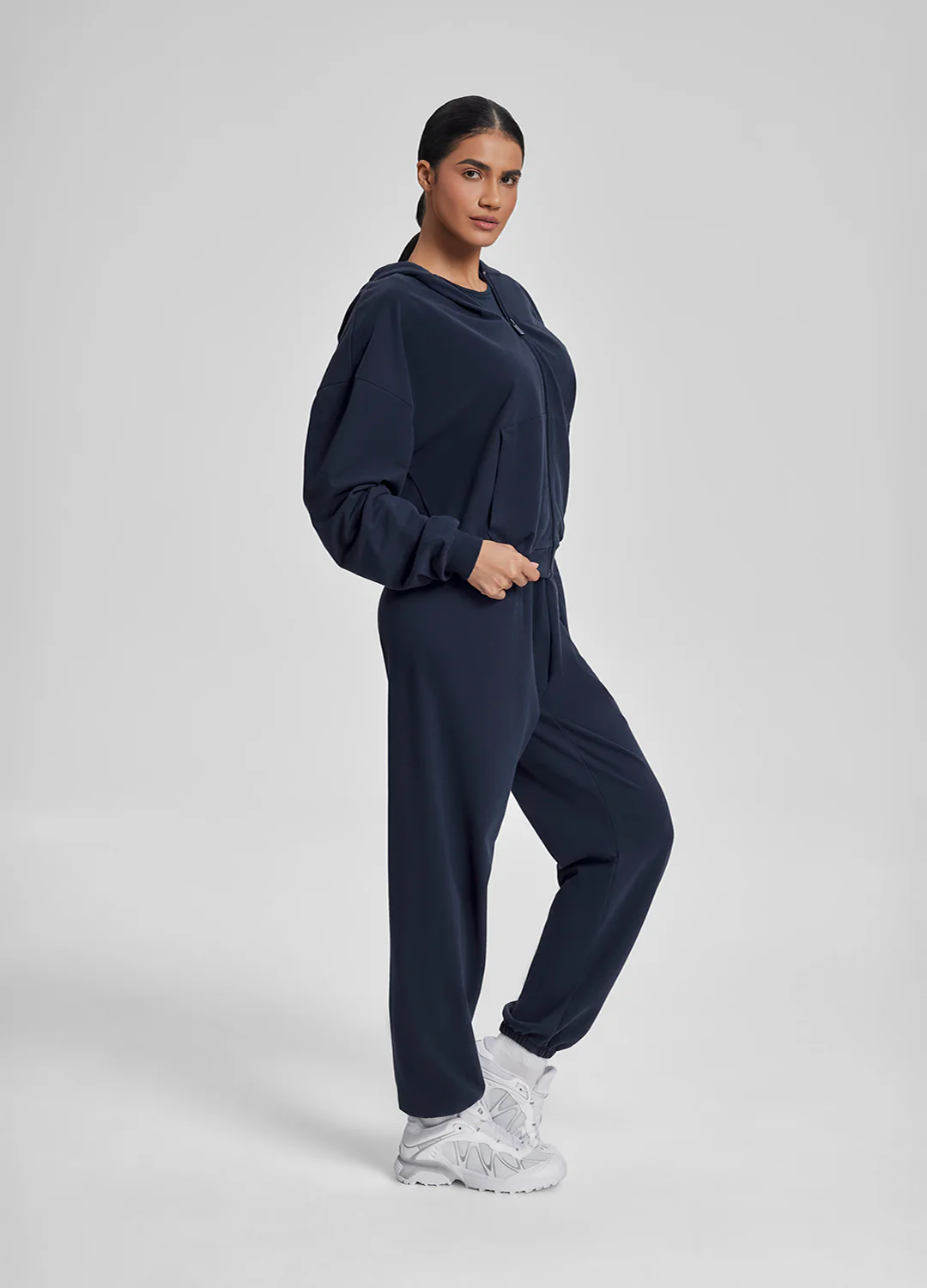 Slouchy Roomy Stretchy Waistband Cozy Joggers - Image 2