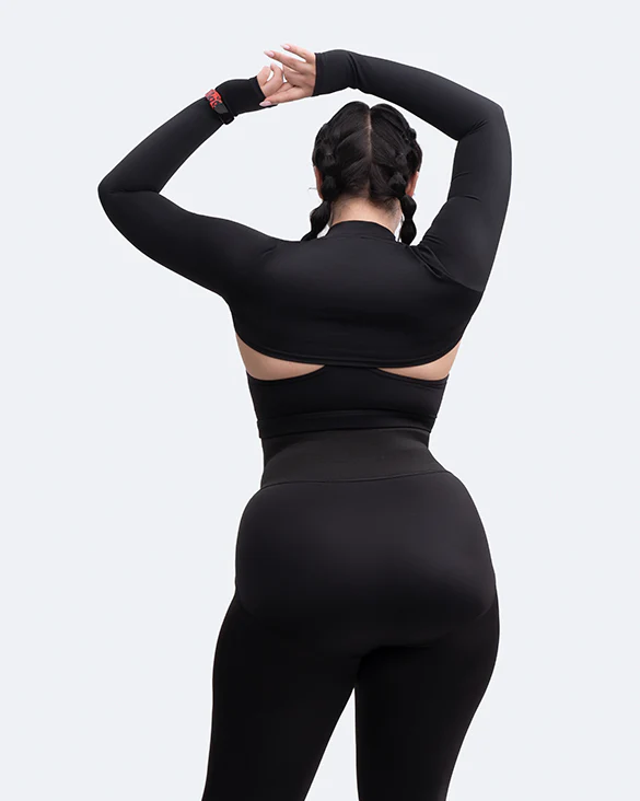 Long Sleeve Crew Neck Shrug - Image 14