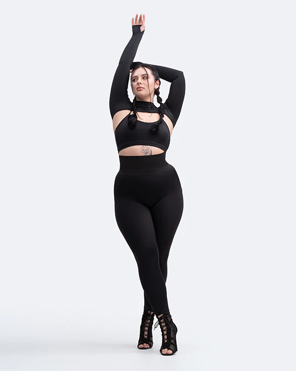 Long Sleeve Crew Neck Shrug - Image 16