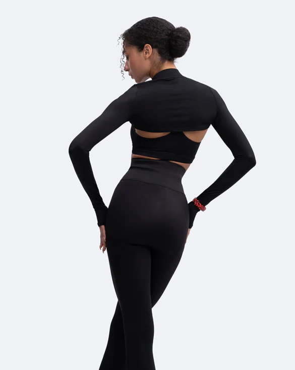 Long Sleeve Crew Neck Shrug - Image 4