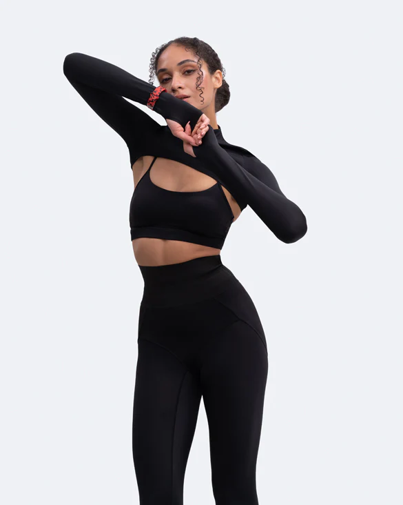 Long Sleeve Crew Neck Shrug - Image 5