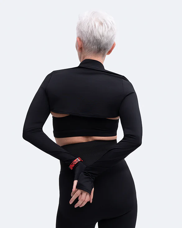Long Sleeve Crew Neck Shrug - Image 9