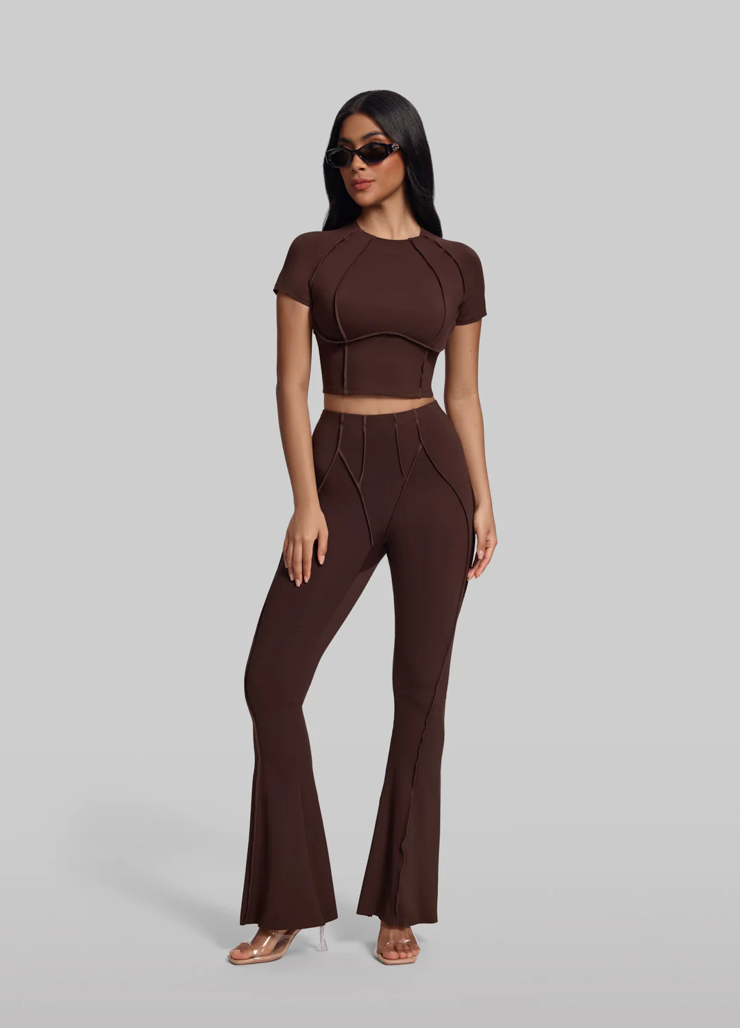 Longline Flare Leggings