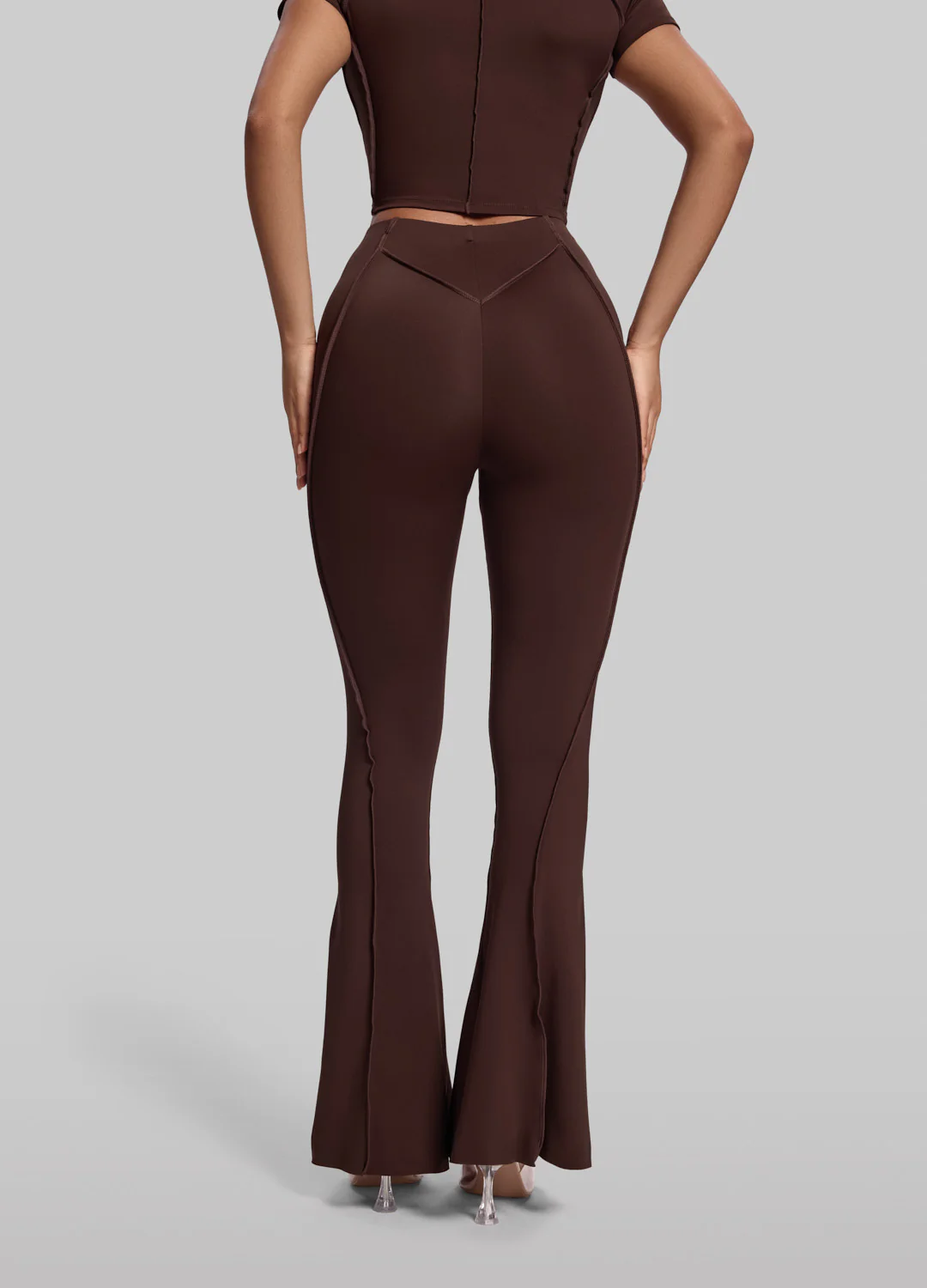Longline Flare Leggings - Image 3