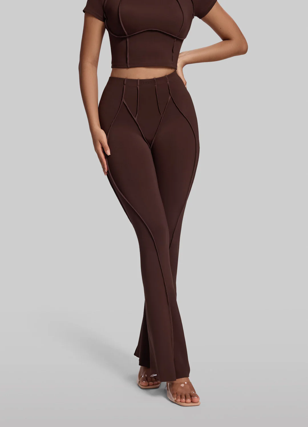 Longline Flare Leggings - Image 4