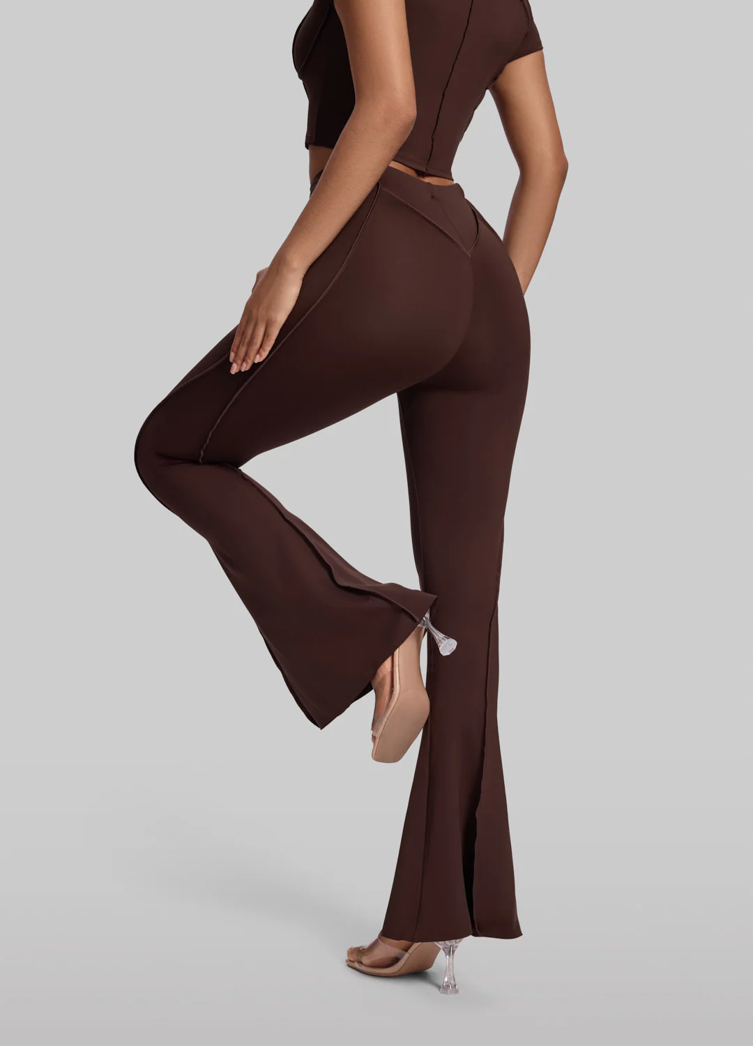 Longline Flare Leggings - Image 5