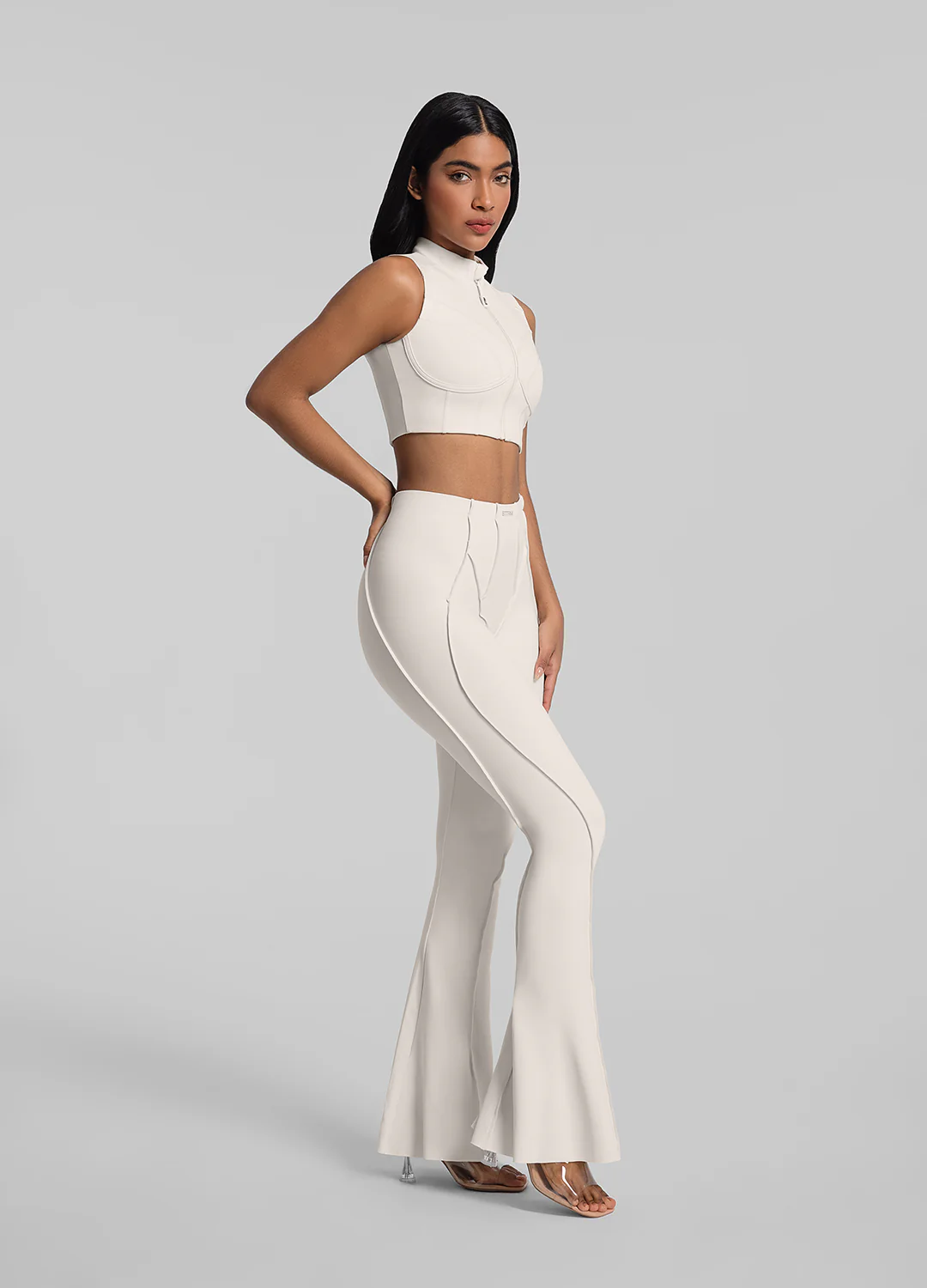 Longline Flare Leggings - Image 5