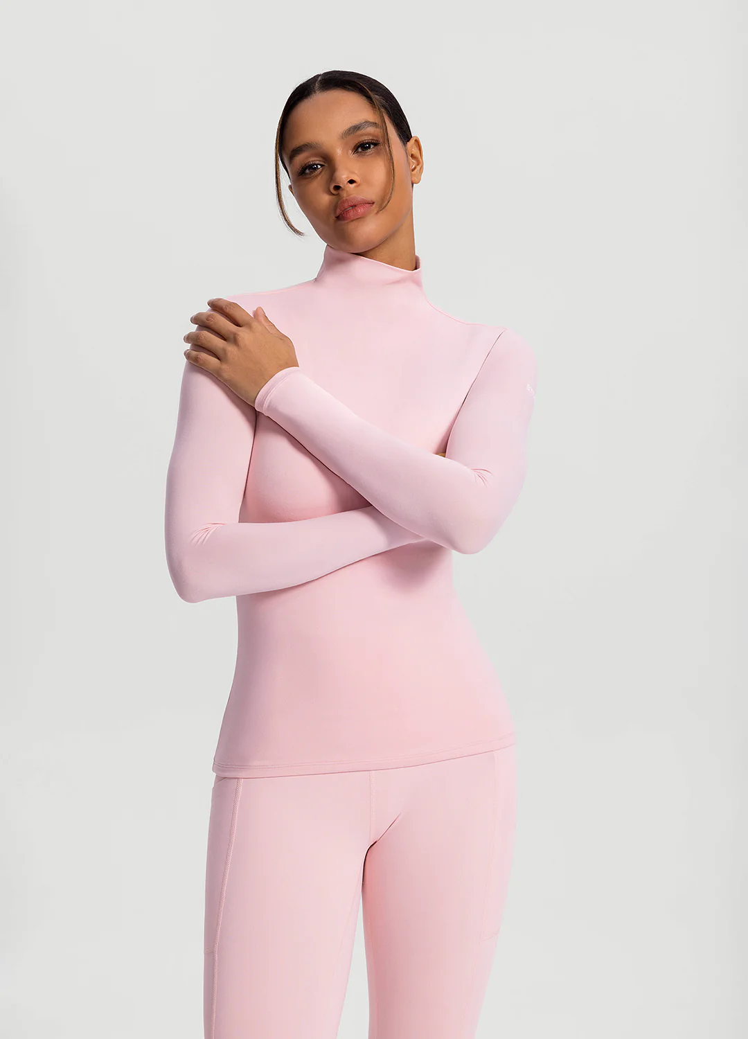Mock Neck Long Sleeve Top - Image 2